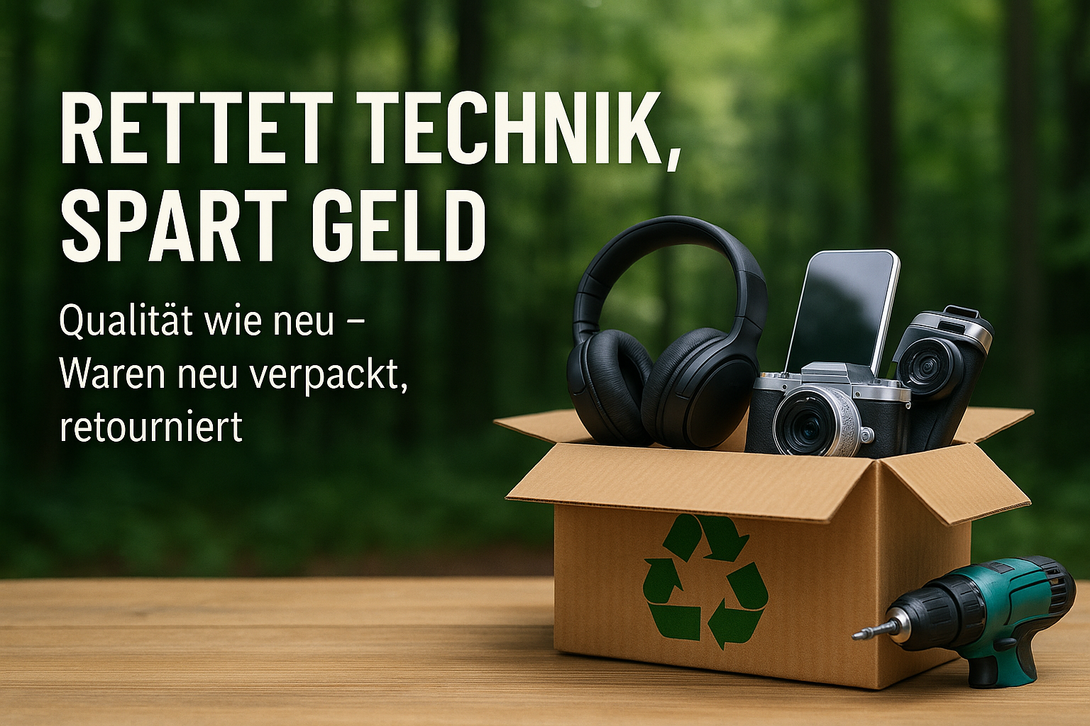 Rette was gut ist - TechnoDex Banner